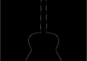 Guitar Cut Out Template Printable Acoustic Guitar Template