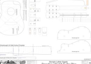 Guitar Making Templates Bench Plan Guitar Luthier Templates