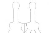 Guitar Making Templates Cards Music and Guitar On Pinterest