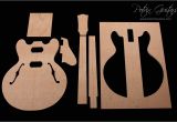 Guitar Making Templates Es 335 Style Guitar Templates Potvin Guitars