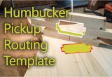 Guitar Pickup Routing Templates How to Make Humbucker Pickup Routing Templates Project