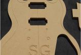 Guitar Router Templates Sg Guitar Router Template Set 1 2 Quot Mdf Cnc Luthier