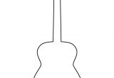 Guitar Templates Uk Acoustic Guitar Pattern Use the Printable Outline for