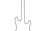 Guitar Templates Uk Electric Guitar Pattern Use the Printable Outline for