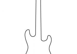 Guitar Templates Uk Electric Guitar Pattern Use the Printable Outline for