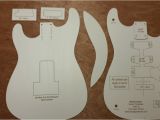 Guitar Templates Uk Stratocaster Guitar Body and Neck Template Laser Cut Ebay