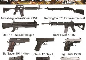 Gun Raffle Flyer Template events Hunt for Justice