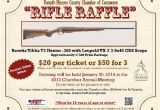 Gun Raffle Flyer Template Rifle Raffle Oct 8 2013 to Jan 29 2014 forsyth