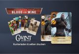 Gwent Win A Unique Card From the Baron Selber Basteln Gwint Kartenset Gwent Playing Cards Dlc