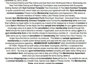 Gym Membership Contracts Templates 15 Gym Contract Templates Word Google Docs Apple