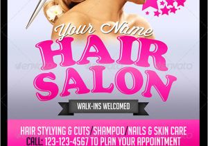 Hair Flyers Free Template Hair Salon Flyer Template by Megakidgfx Graphicriver