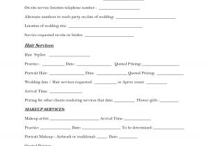 Hair Stylist Contract Template Bridalhaircotract Austin Wedding Hair and Makeup
