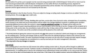 Hairdressing Contract Of Employment Template Hairdressing Contract Of Employment Template