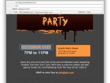 Halloween Email Invite Templates Halloween Party Email Invitations for Apple Mail
