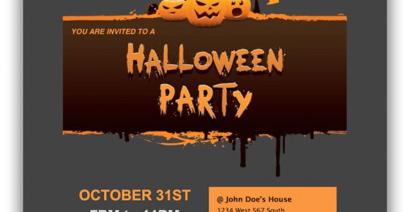 Halloween Email Invite Templates Halloween Party Email Invitations for Apple Mail