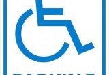Handicap Parking Sign Template Reserved Parking Signs Template