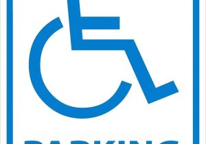 Handicap Parking Sign Template Reserved Parking Signs Template