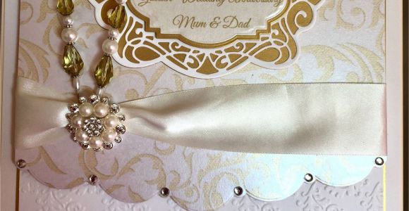 Handmade 50th Wedding Anniversary Card Ideas 50th Anniversary Cards In 2020 with Images 50th