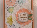 Handmade Birthday Greeting Card Designs Happy Birthday Stampin Up Card with Images Happy