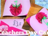 Handmade Card Designs for Teachers Day Diy Beautiful Teacher S Day Card In 2020 Teachers Day Card
