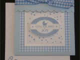 Handmade Card for A Baby Stampin Up Cards these Cards Made Using the Punches Three