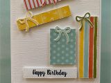 Handmade Card for A Friend Stampin Up Sale Happy Birthday Presents Birthday