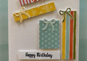 Handmade Card for A Friend Stampin Up Sale Happy Birthday Presents Birthday