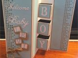 Handmade Card for A Newborn Baby Boy Baby Boy Card Com Imagens Convite Carta