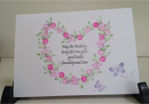 Handmade Card for Best Friend Card Io Valentines Cards Birthday Cards