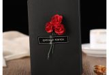 Handmade Card for Rose Day Dried Flower Invitation Card Creative Handmade Diy Mother S