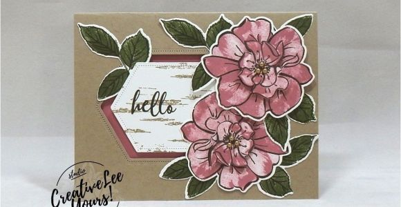 Handmade Card for Rose Day Hello Wild Rose Flower Cards Fun Fold Cards