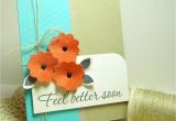 Handmade Card Get Well soon 3 Feel Better soon Handmade Card Cards Handmade