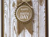 Handmade Card Ideas for Birthday Using Stampin Up Hardwood Stamp Cards Handmade Birthday