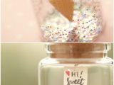 Handmade Card Ideas for Girlfriend Hi Sweet Heart Tiny Message In A Bottle Miniatures