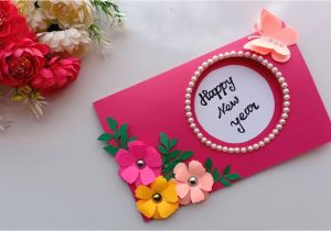 Handmade Card Kaise Banate Hain Beautiful Handmade Happy New Year 2019 Card Idea Diy Greeting Cards for New Year