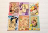 Handmade Card Kits for Sale Vintage Card Kit Happy Easter theme Vintage Ephemera