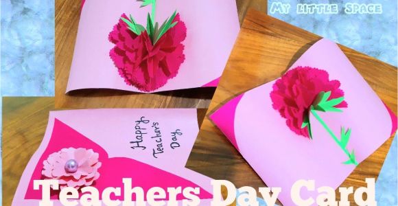 Handmade Card Making Ideas for Teachers Day Diy Beautiful Teacher S Day Card In 2020 Teachers Day Card