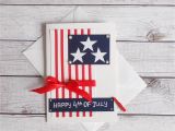 Handmade Card On Independence Day 4th Of July Card July Fourth Cards Cards July Fourth