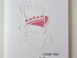 Handmade Card On Mother S Day Tea Cup Mother S Day Greeting Card Handmade Simple Classy