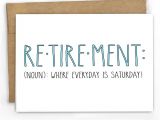 Handmade Farewell Invitation Card for Teachers Retirement Card the Real Meaning Of Retirement Blank