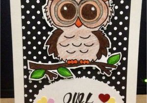Handmade Miss You Card Ideas Owl I Ll Miss You Greeting Card Handmade Diy Greetingcard