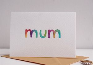 Handmade New Home Card Ideas Handmade Watercolour Mothers Day Mum Birthday Card