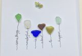 Handmade New Job Card Ideas something Wonderful is About to Happen Seaglass Card with