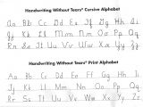 Handwriting without Tears Letter Templates Cursive or Print In Everyday Writing Fountainpens