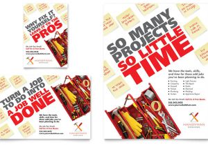 Handyman Flyer Templates Free Download Handyman Services Flyer Ad Template Word Publisher