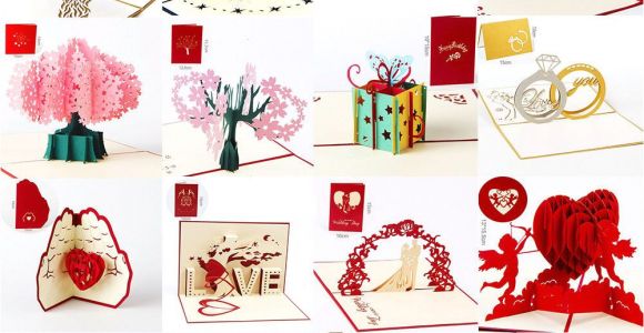 Happy Anniversary Pop Up Card 3d Pop Up Card Birthday Wedding Valentine Anniversary