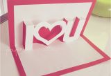 Happy Anniversary Pop Up Card Pop Up Valentines Card Template I A U Pop Up Card