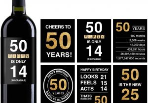Happy Birthday Amazon Gift Card Amazon De 50 Geburtstag Wein Flasche Etiketten Oder