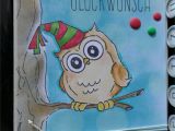 Happy Birthday Animated Card with Name Happy Birthday Card Geburtstagskarte Art Impressions Owl