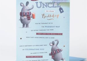 Happy Birthday Balloons Card Factory Birthday Card Special Uncle Elephants